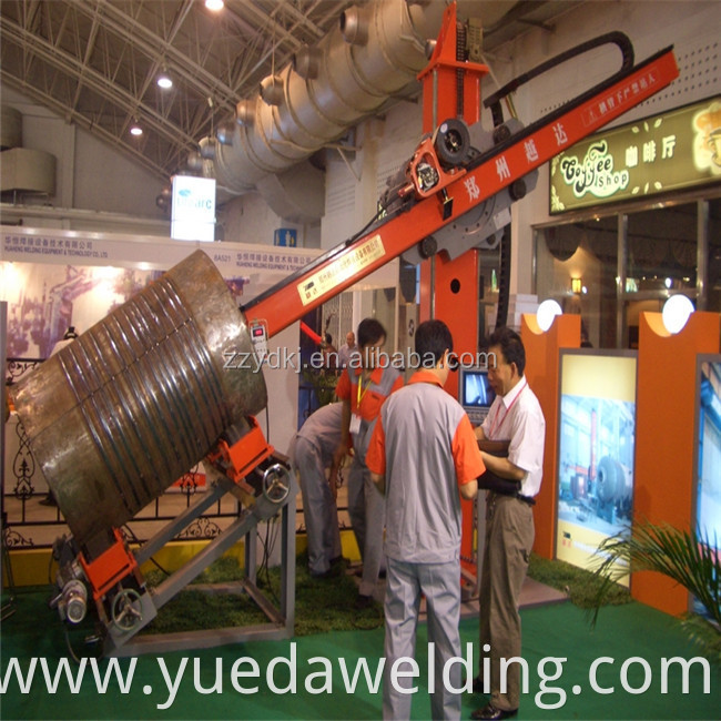 Yueda mig welding column and boom /pipe welding manipulator arm